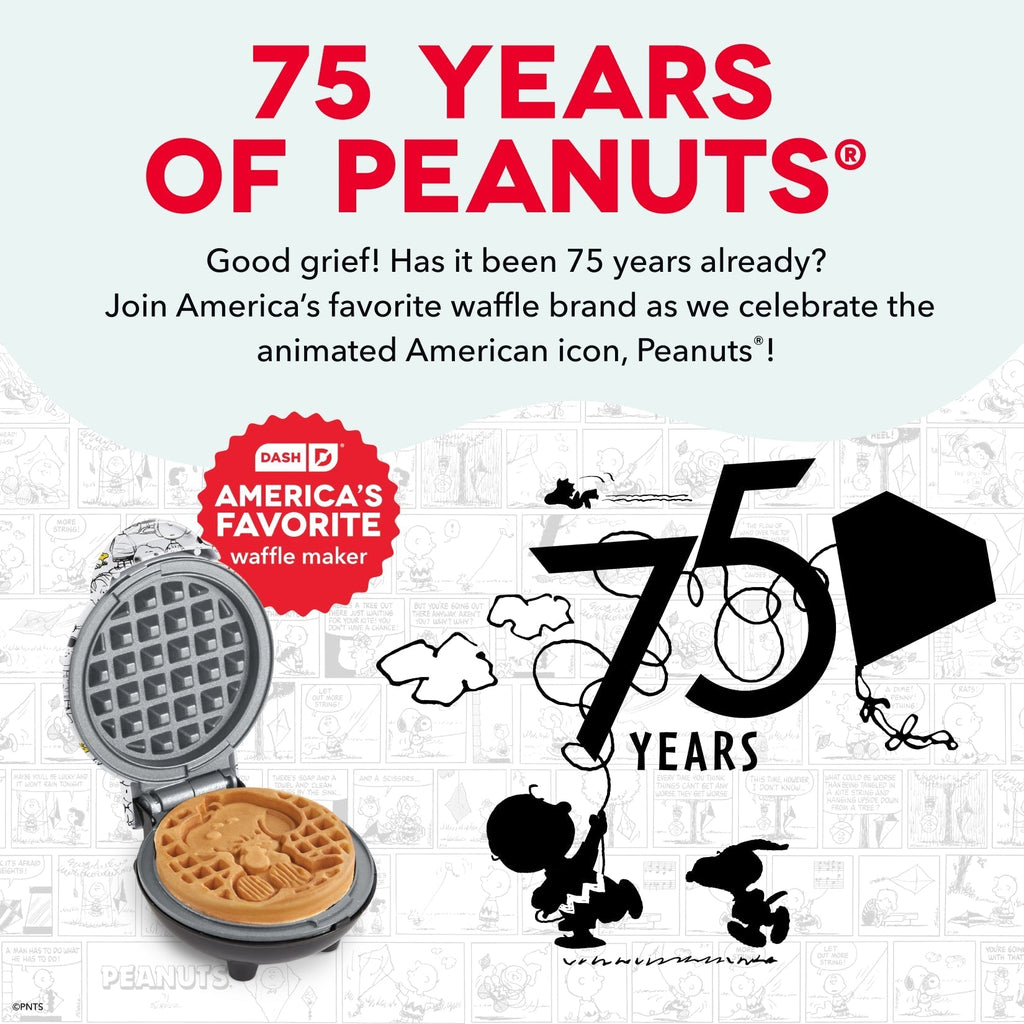 Peanuts x 75th Anniversary Mini Waffle Maker I4