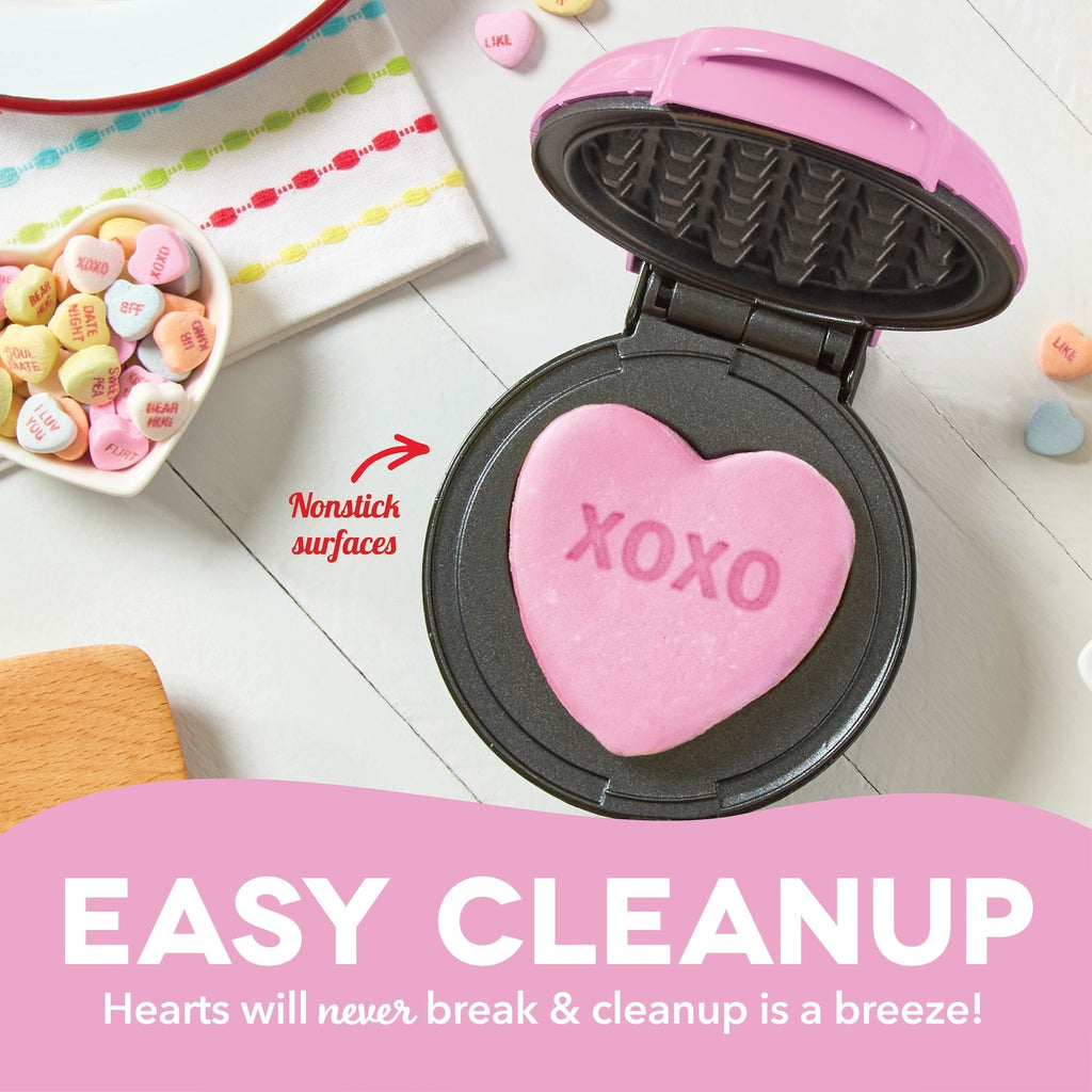 x Sweethearts Mini Waffle Maker J8