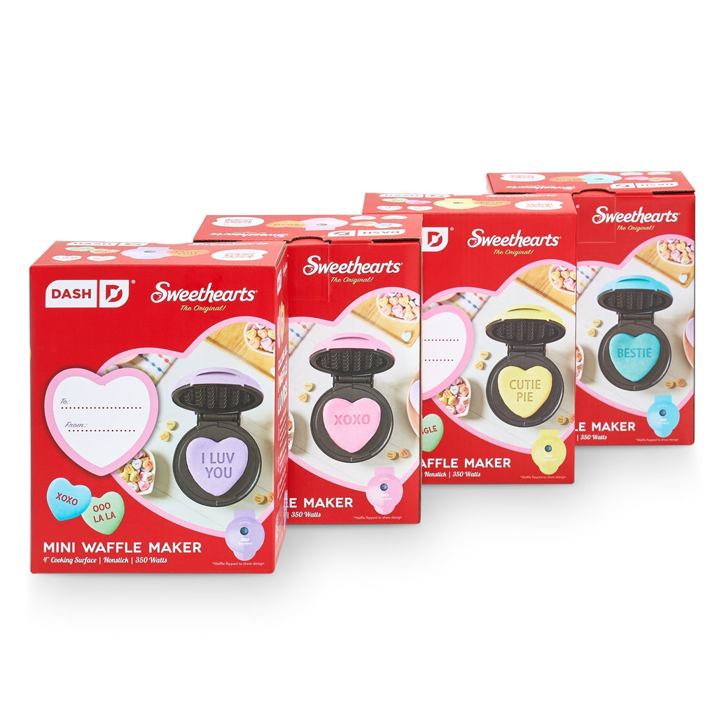 x Sweethearts Mini Waffle Maker J8