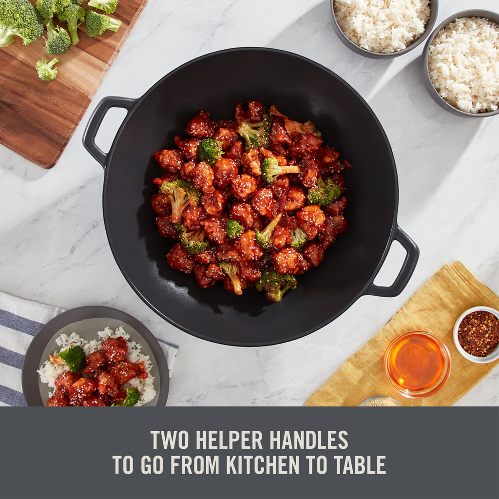 14" Nonstick Cast Iron Wok M9