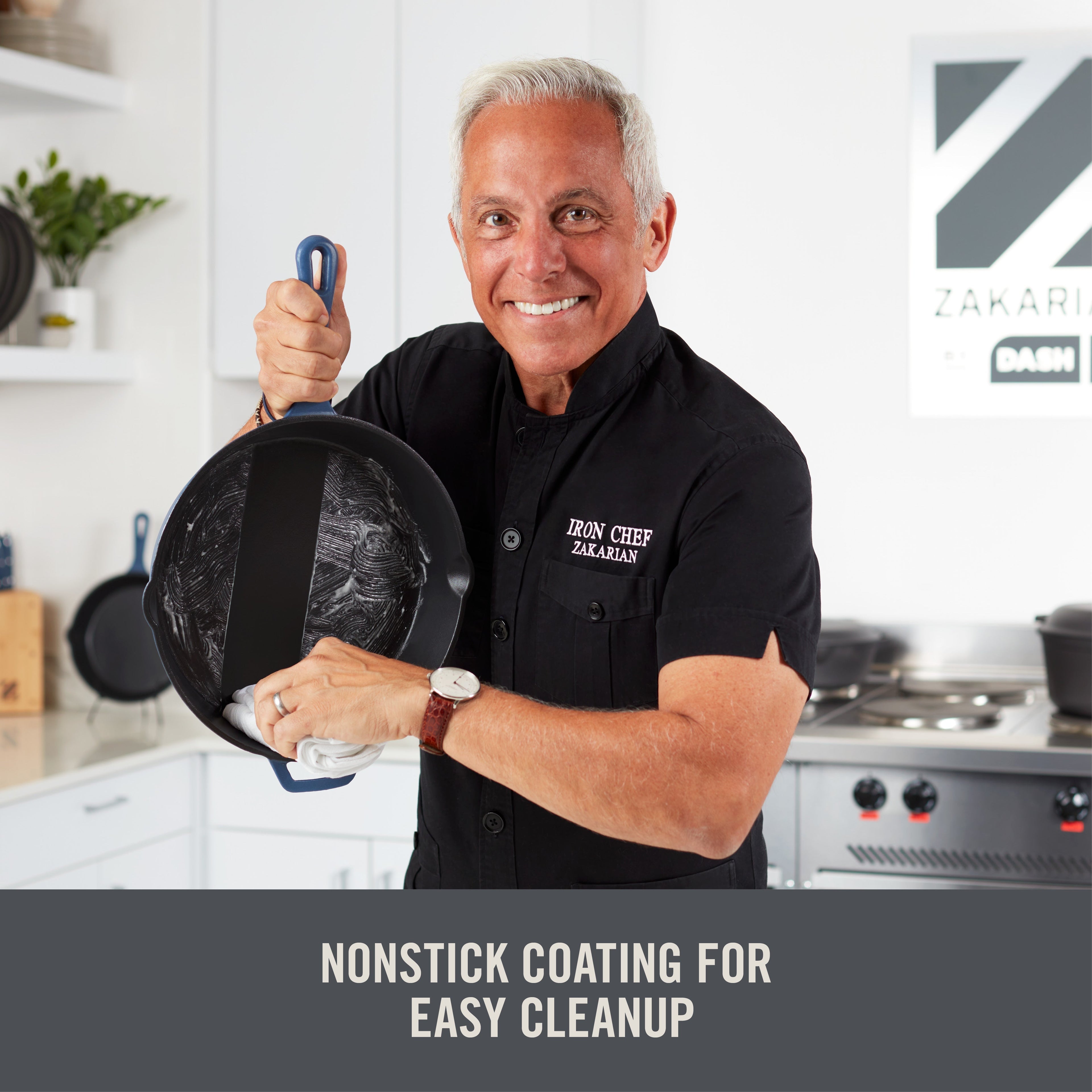 14" Nonstick Cast Iron Wok M9