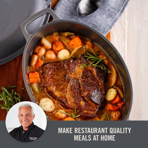 6 Qt. Nonstick Cast Iron Dutch Oven D2