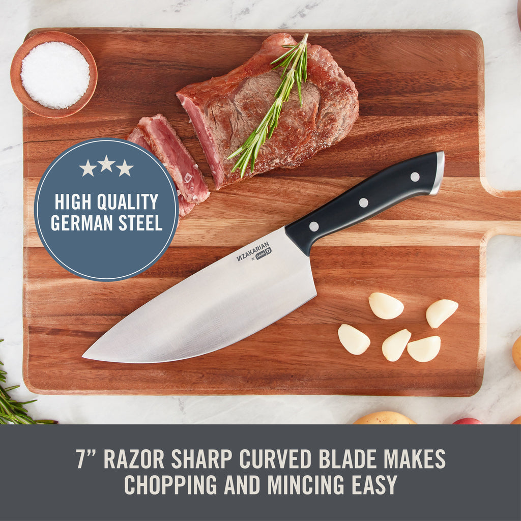 7" Rocking Chef Knife with Sheath C0