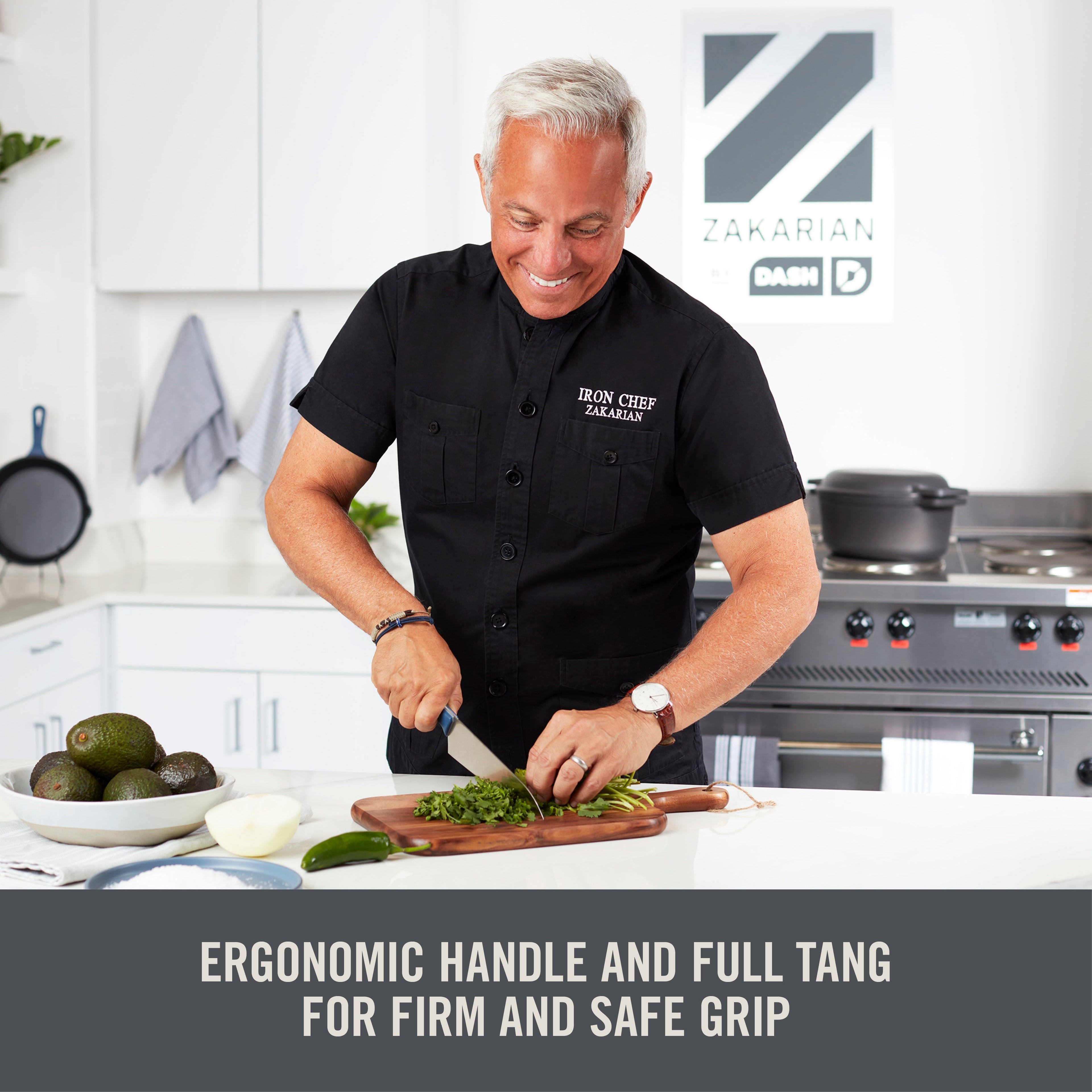7" Rocking Chef Knife with Sheath C0