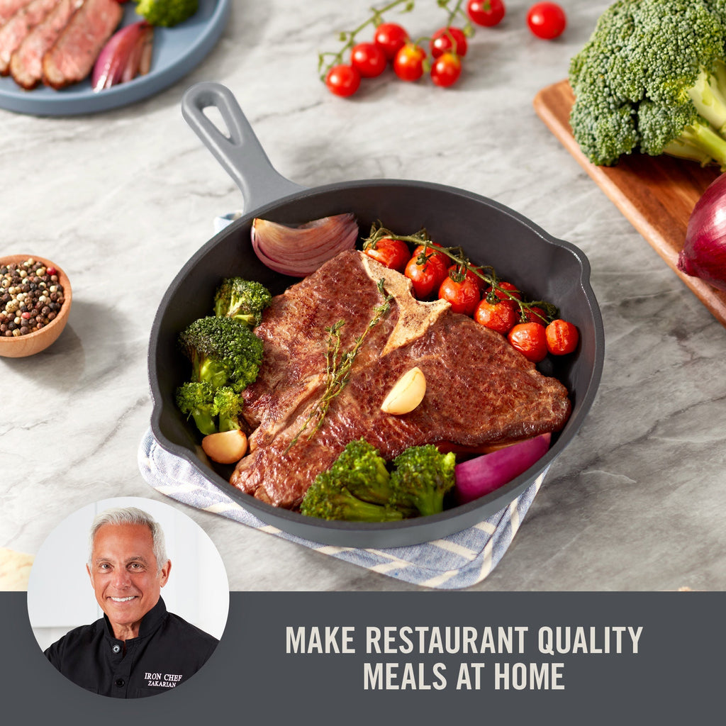 9.5" Nonstick Cast Iron Skillet A7