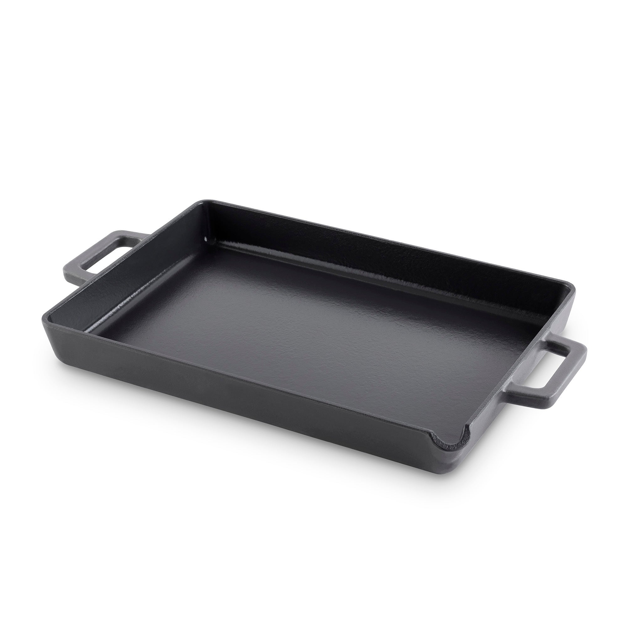 9"x13" Nonstick Cast Iron Pan with Pour Spout T5